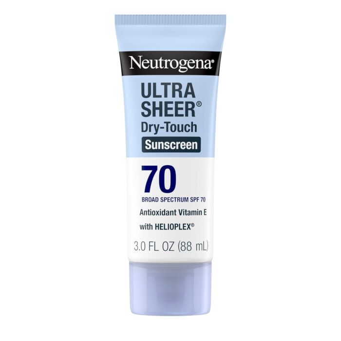 Neutrogena Ultra Sheer Dry-Touch Broad Spectrum SPF 70 Sunscreen