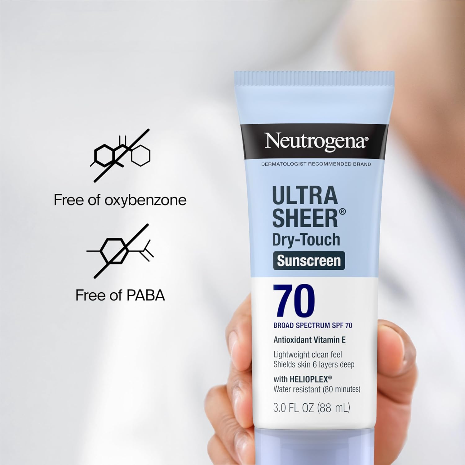 Neutrogena Ultra Sheer Dry-Touch Broad Spectrum SPF 70 Sunscreen - Image 7