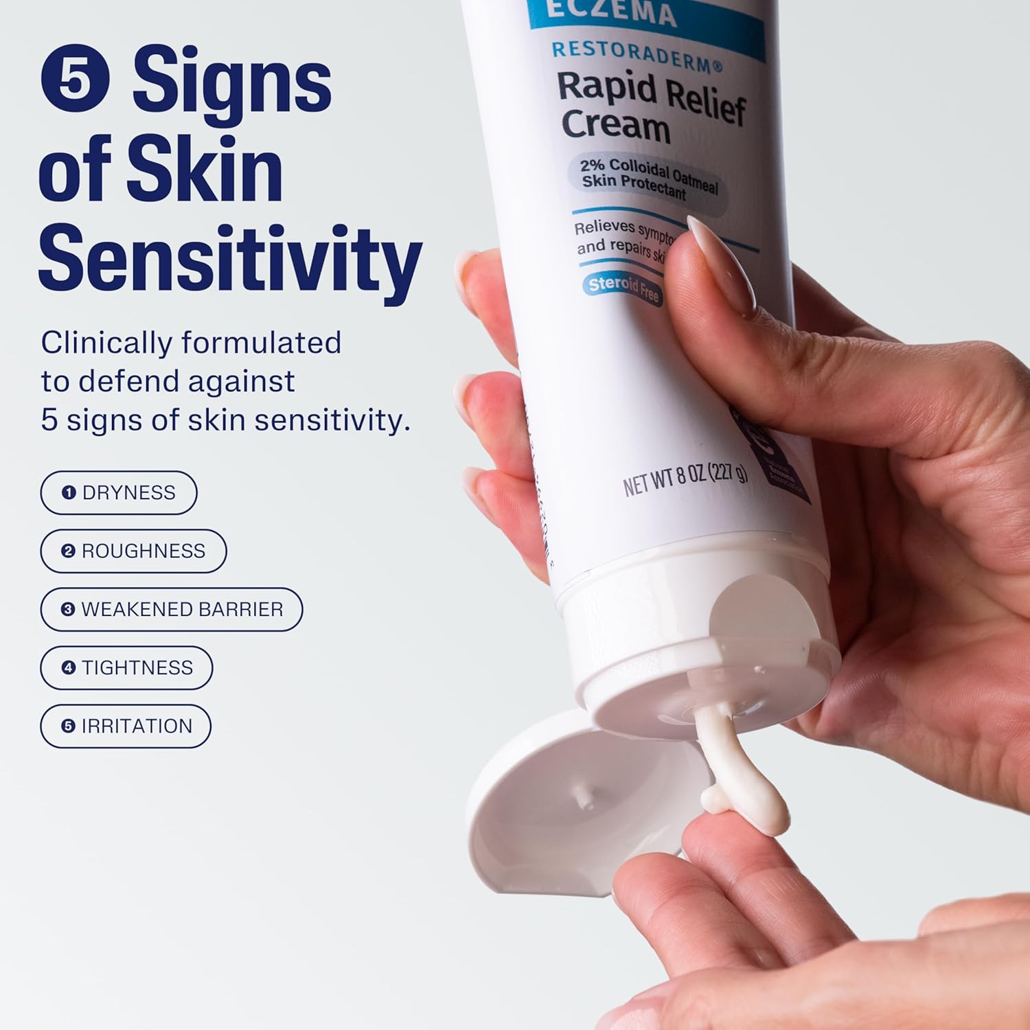 Cetaphil Eczema Restoraderm Rapid Relief Cream 227g - Image 2